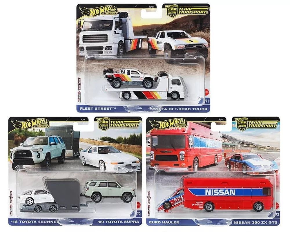 Buy Hot Wheels Team Transport 2024 Case D Set of Toys101 NZ