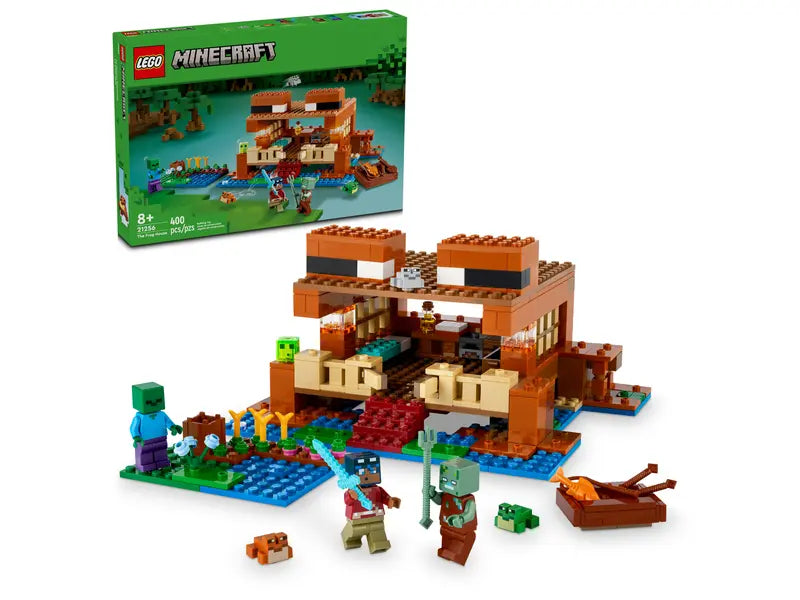 Buy LEGO Minecraft 21256 The Frog House Toys101 NZ