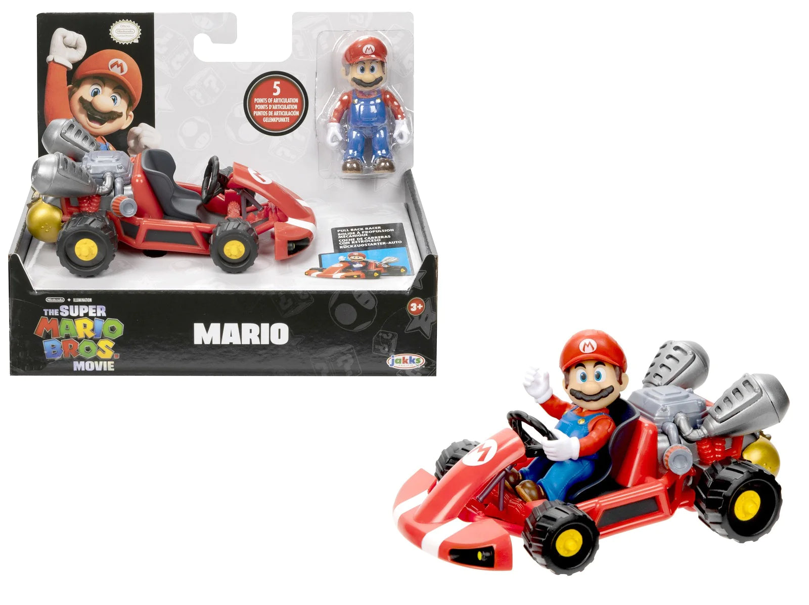 Buy Super Mario: 6.3 cm Movie Figure Set - Mario & Kart