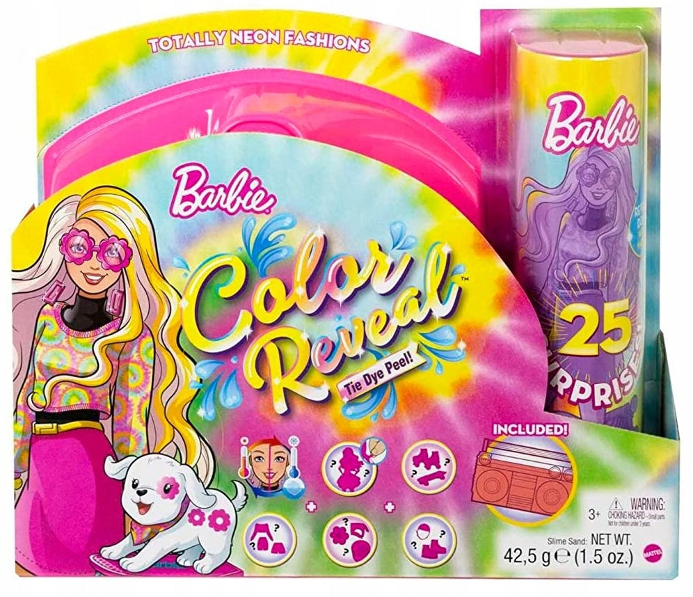 Tie Dye Barbie Color Reveal Doll Set Barbie Color Reveal Doll