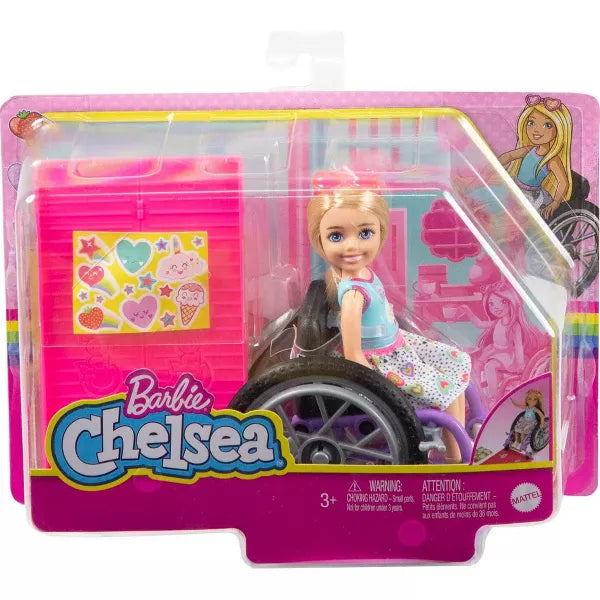 Buy Barbie Chelsea Wheelchair Doll Sweets Dress Toys101 NZ