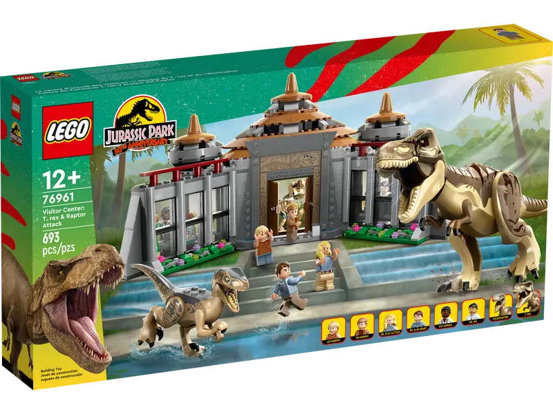 Buy LEGO Jurassic 76961 Visitor Center Raptor Attack