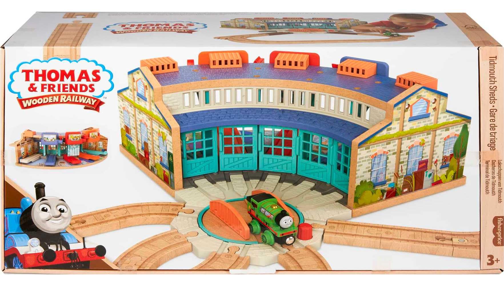 Buy Thomas Friends Wooden Railway Tidmouth Sheds Toys101 NZ