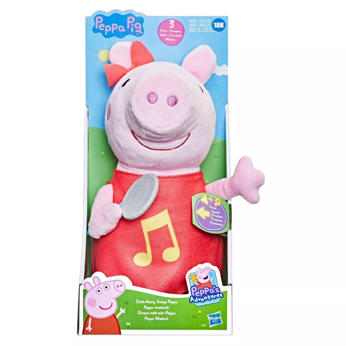 Peppa top stuffed animal