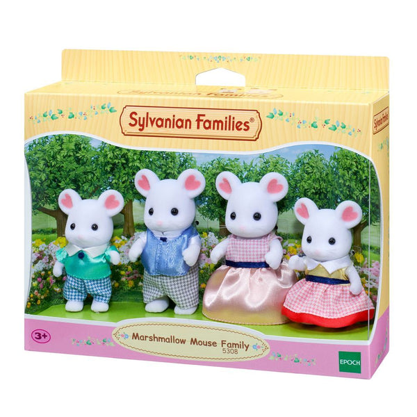 Sylvanian Families-Marshmellow Mouse Family