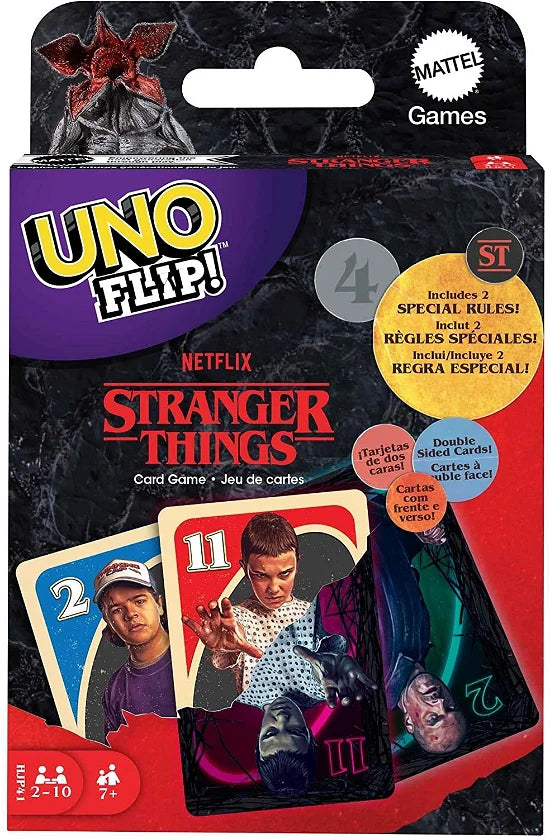 Uno Flip Stranger Things Card Game