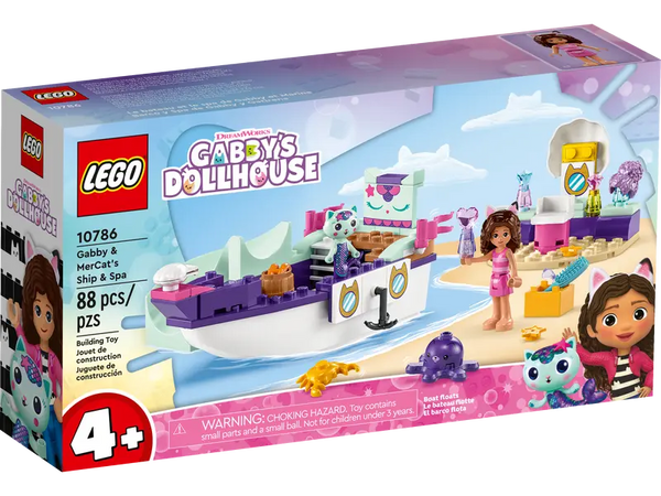 LEGO 10786 Gabby & MerCat's Ship & Spa