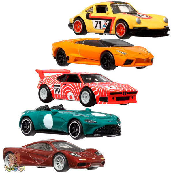 Hot Wheels 2024 Exotic Envy Case G Set of 5 Cars