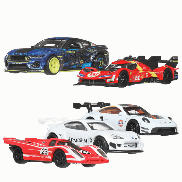 Hot Wheels 2025 Car Culture Circuit Legends Case K Set of 5 Cars