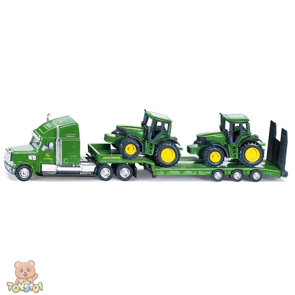Siku 1837 Low Loader With John Deere Tractors