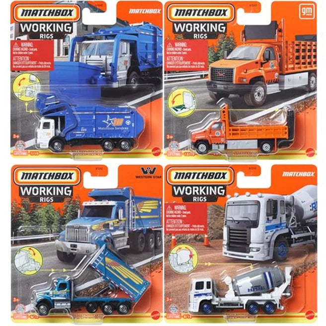 Matchbox Real Working Rigs Asstorted Styles/Colours