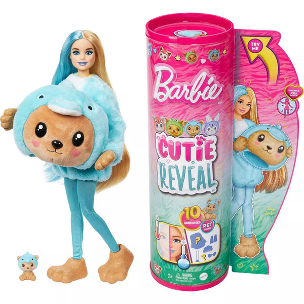 Barbie Cutie Reveal Doll Bear As Dolphin