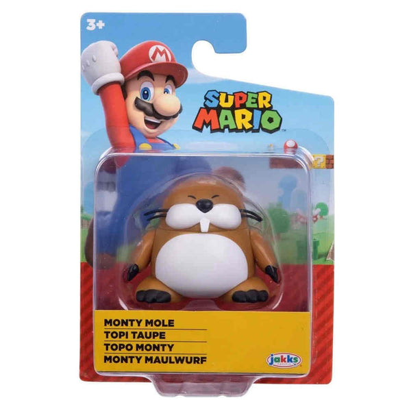 Super Mario: 6.3cm Mini Figure - Monty Mole