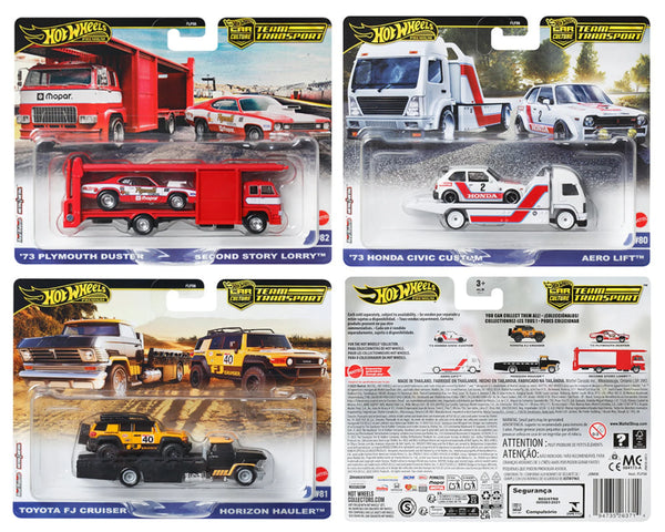 Hot Wheels Team Transport 2025 G Set of 3 FLF56-957G