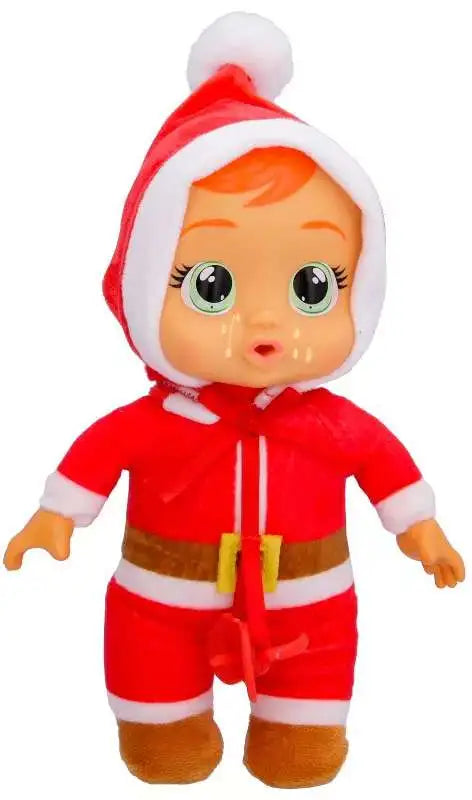 Cry Babies Tiny Cuddles Xmas Claus  - 9" Baby Doll