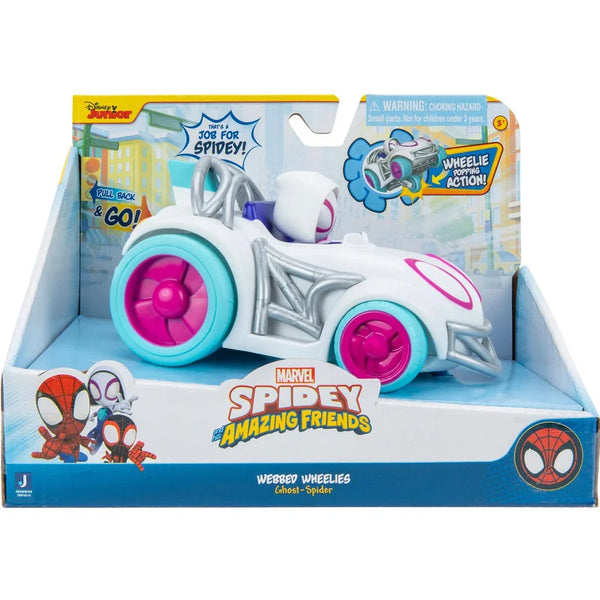 Marvel Spidey Amazing Friends Pull Back Vehicle Ghost-Spider