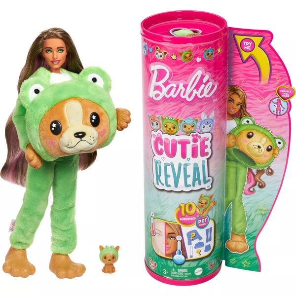 Barbie Cutie Reveal Doll Puppy As Frog