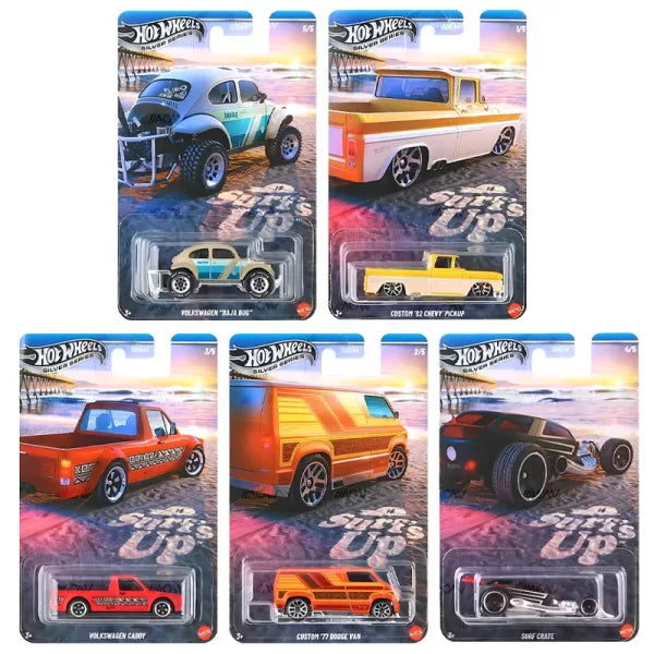 Hot wheels Silver series 2025 Surfs Up complete set GDG44-957M