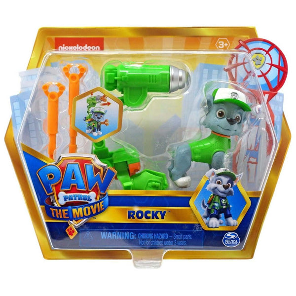 PAW Patrol The Movie Rocky Action Figure with Accessories