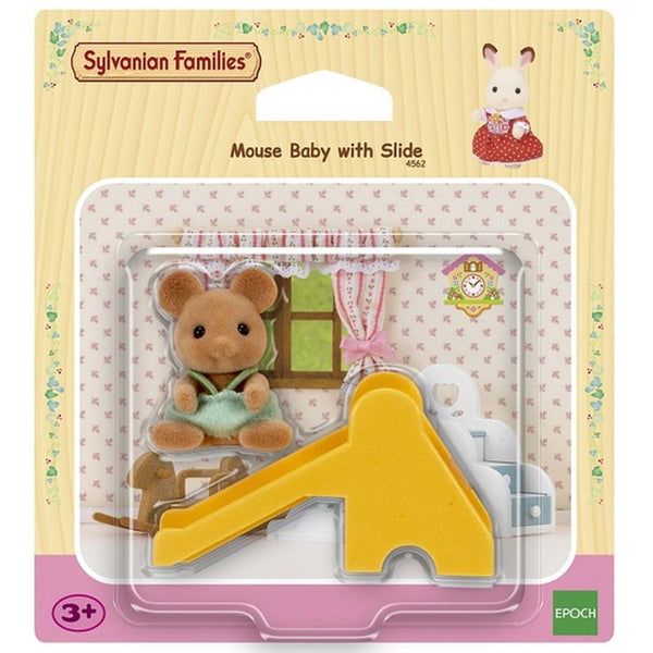 Sylvanian Families Baby Mouse With Slide