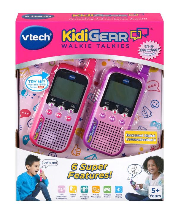 Vtech Kidi Gear Walkie Talkies Pink/Purple