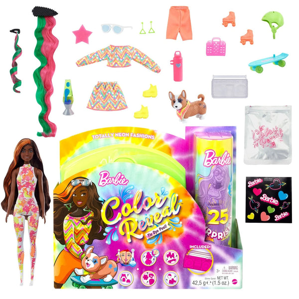 Barbie: Color Reveal - Neon Tie-Dye Green