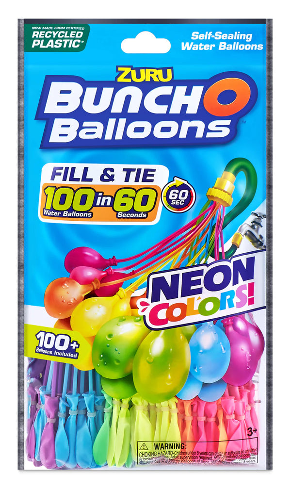 Zuru Bunch O' Balloons Rapid-Fill 3-Pack - Neon