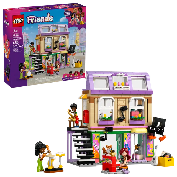 LEGO 42653 Friends Music Shop & Apartment