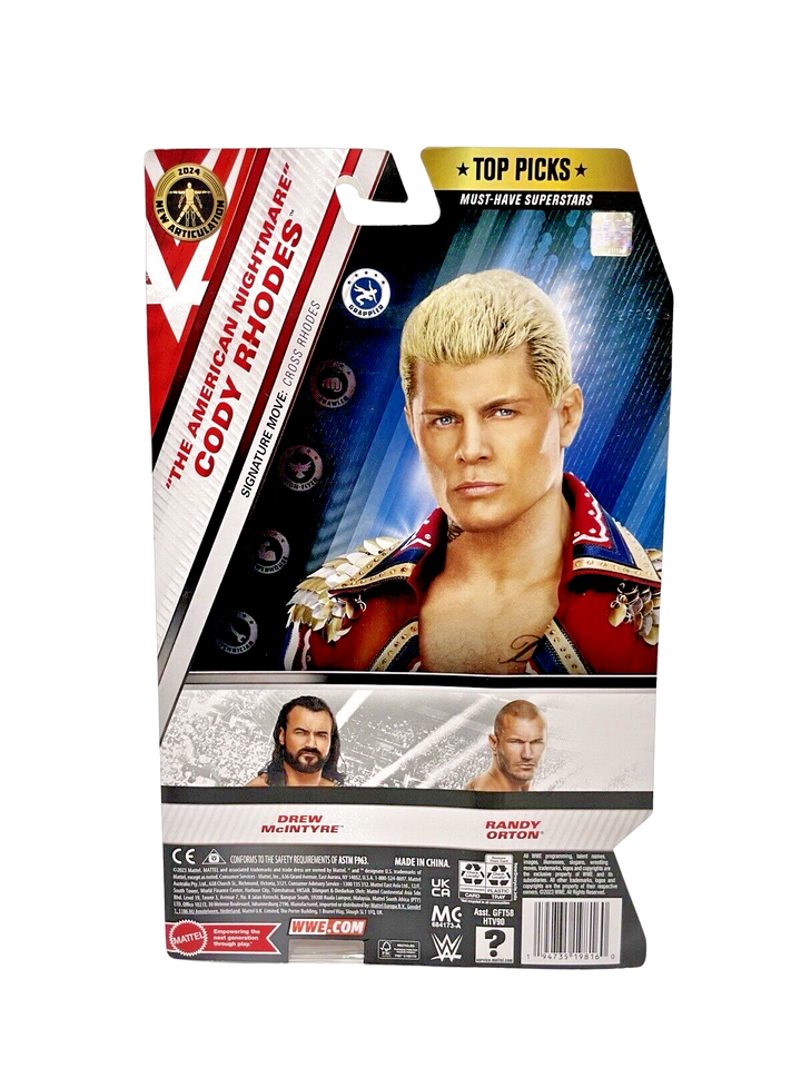 WWE Basic Top Picks 2024 Wave The American Nightmare Cody Rhodes