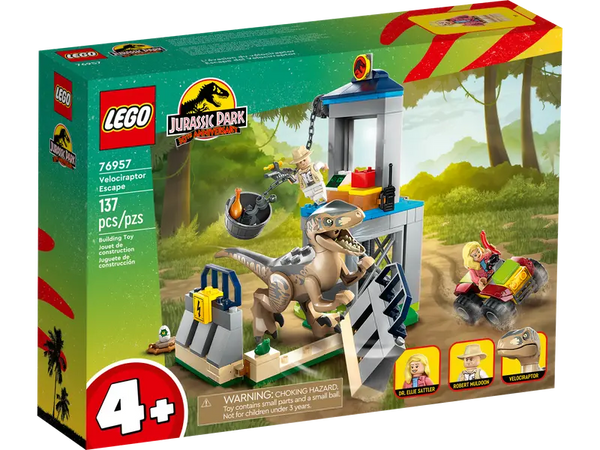 Lego Jurassic 76957 Velociraptor Escape