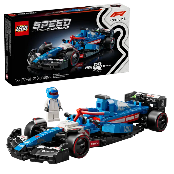 LEGO Speed Champions 77246 Visa Cash App RB VCARB 01 F1 Race Car