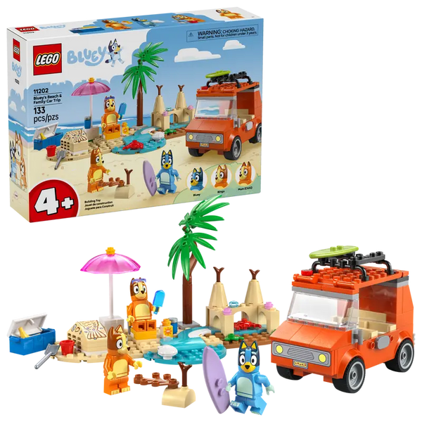 LEGO 11202 Bluey: Bluey’s Beach & Family Car Trip