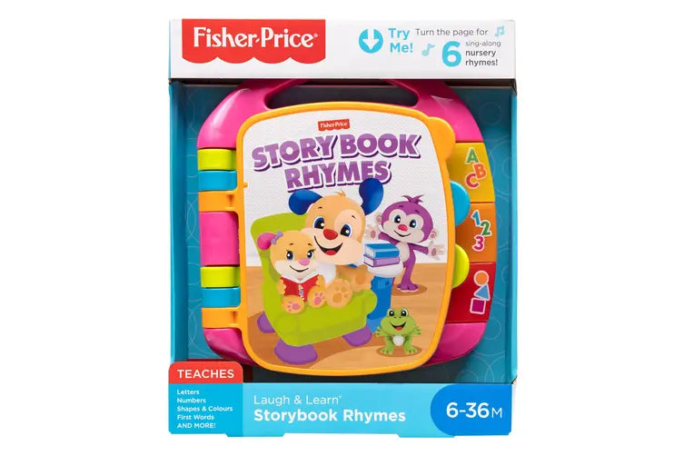 Fisher Price Laugh Learn Storybook Rhymes Pink Toys101