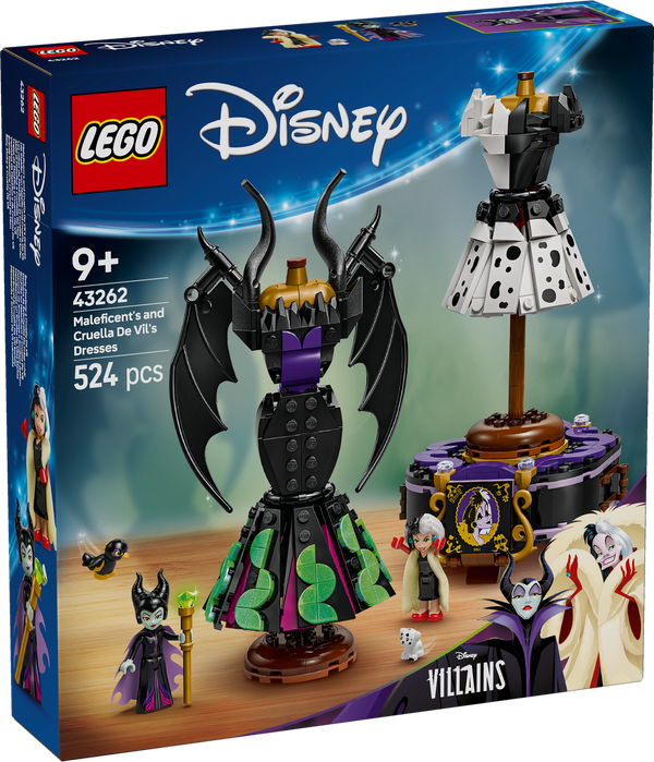 LEGO 43262 Disney Villains Maleficent’s and Cruella De Vil’s Dresses