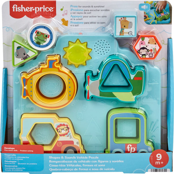 Fisher Price Shapes and Sounds Vehicle Puzzle