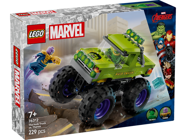 LEGO Marvel 76312 The Hulk Truck vs. Thanos