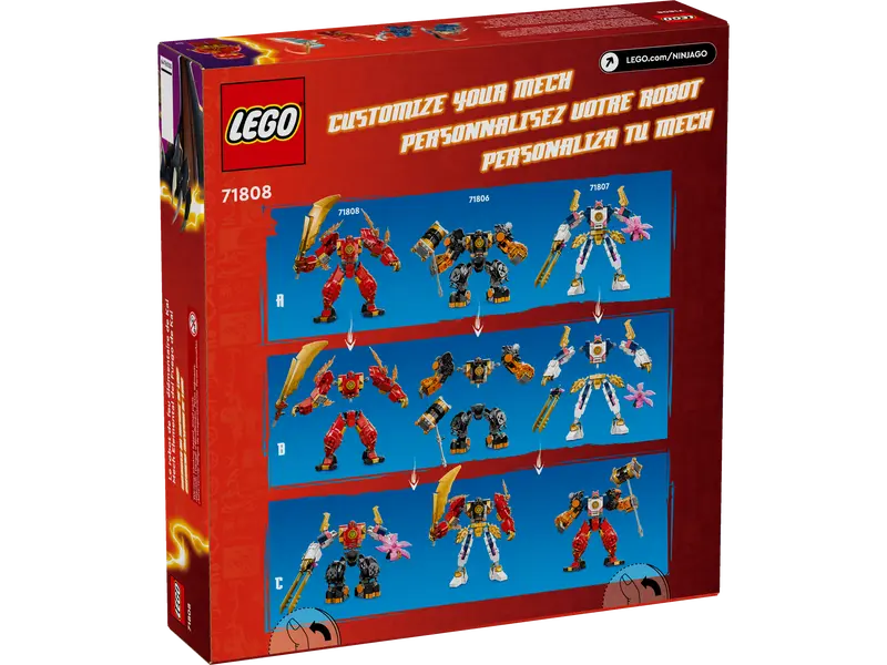 LEGO NINJAGO 71808 Kai's Elemental Fire Mech