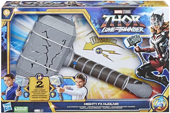 Marvel Studios’ Thor: Love and Thunder Mighty FX Mjolnir Electronic Hammer