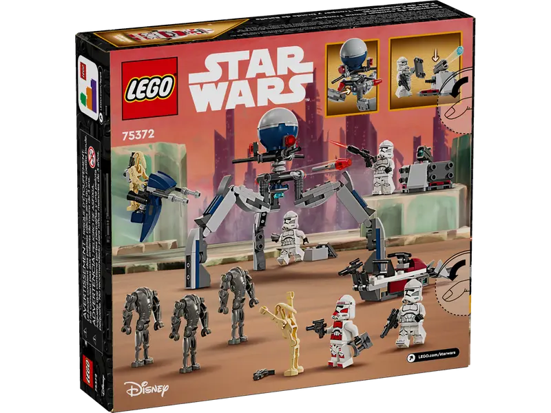 LEGO Star Wars 75372 Clone Trooper Battle Droid Battle Pack