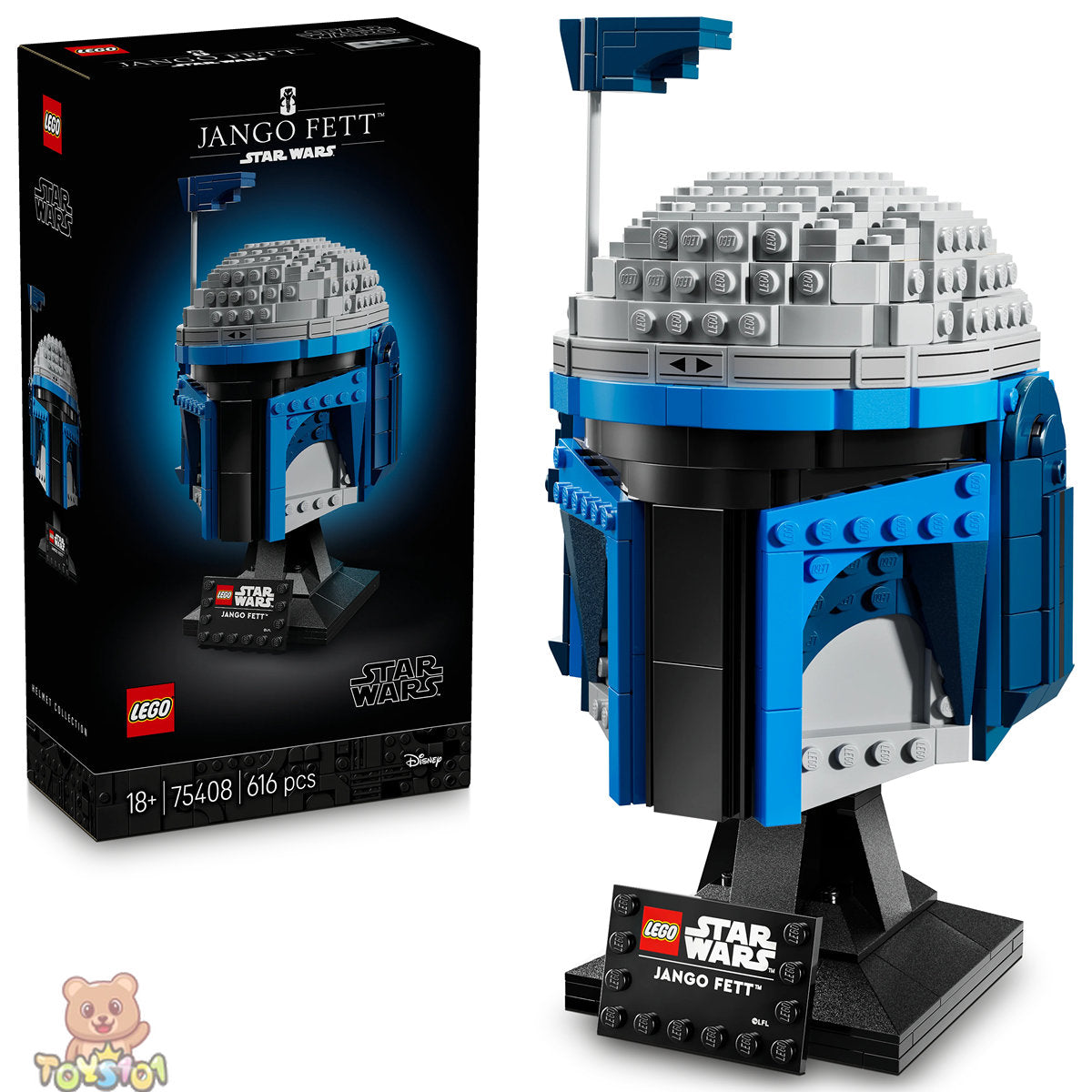 Buy LEGO Star Wars 75408 Jango Fett Helmet Toys101 | NZ
