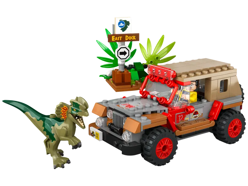 LEGO Jurassic 76958 Dilophosaurus Ambush Toys101