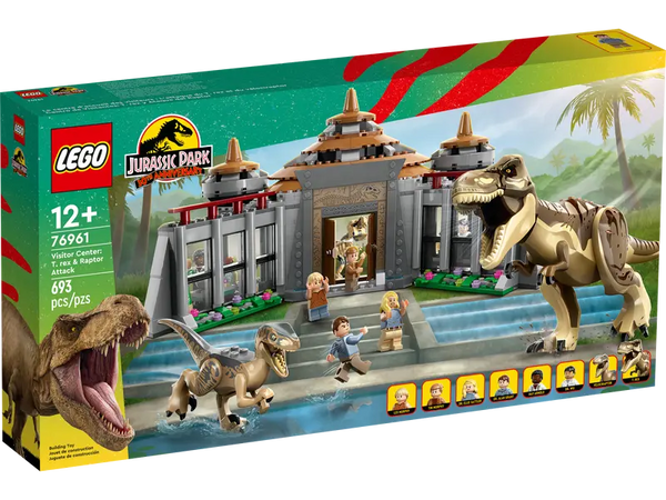 LEGO Jurassic 76961 Visitor Center T.Rex & Raptor Attack