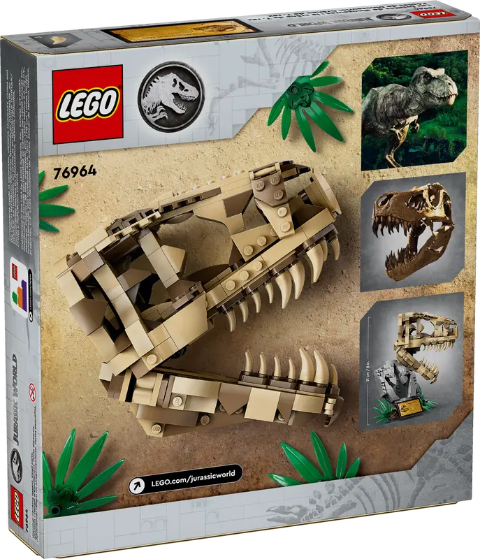 LEGO Jurassic World 76964 Dinosaur Fossils T. rex Skull Toys101