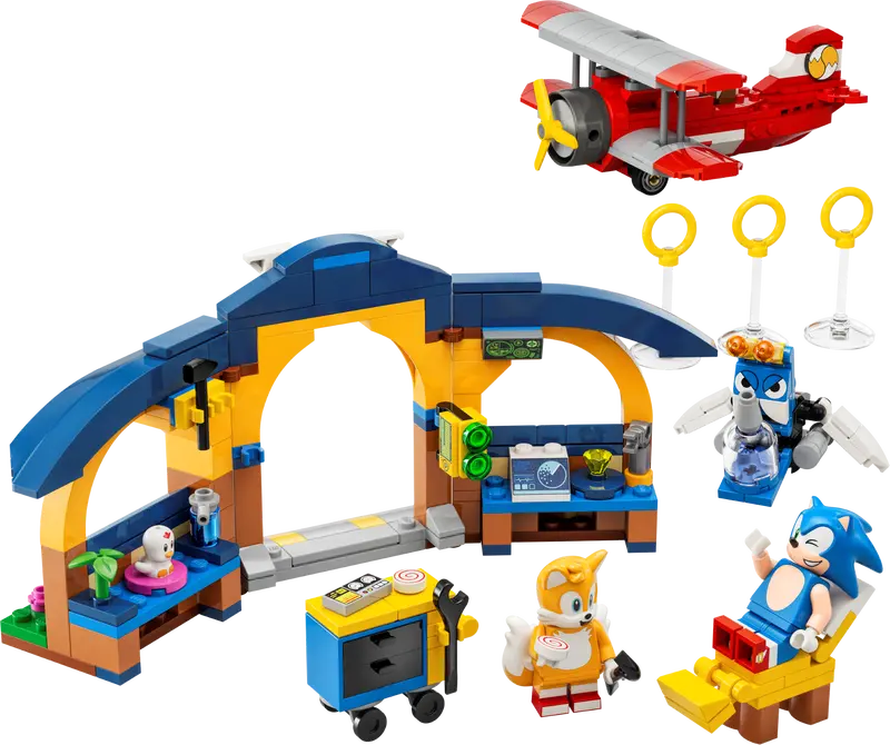 LEGO 76991 Tails' Workshop and Tornado Plane