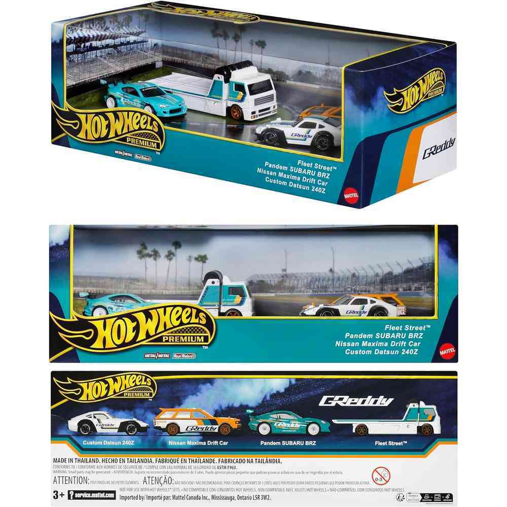 Buy Hot Wheels Premium Greddy Display Collector Set Toys101 | NZ