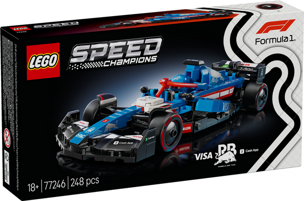 LEGO 77246 Speed Champions Visa Cash App RB VCARB 01 F1 Race Car