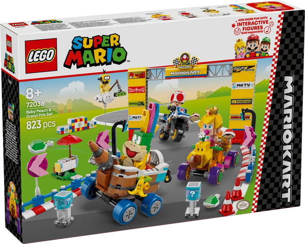 LEGO 72036 Super Mario Mario Kart – Baby Peach & Grand Prix Set