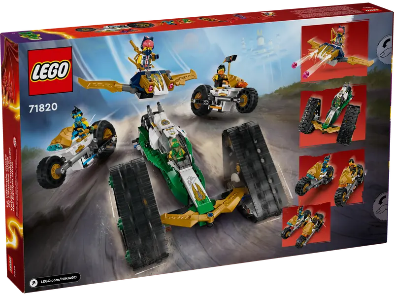 LEGO NINJAGO 71820 Ninja Team Combo Vehicle Toys101