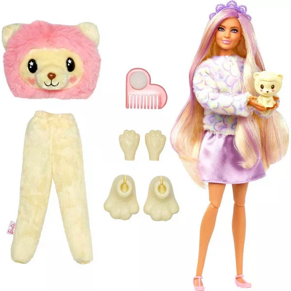 Barbie Cutie Reveal Cozy Cute Tees Series Lion Doll