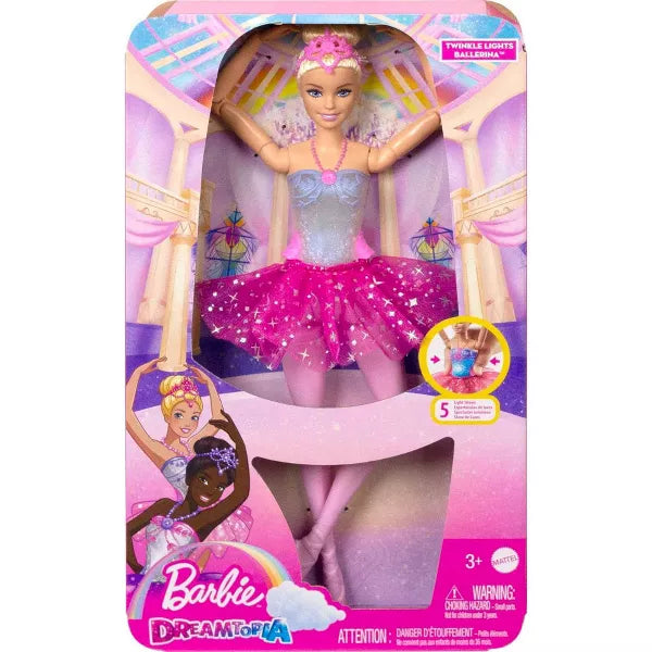 Barbie Dreamtopia Twinkle Lights Blonde Ballerina Doll